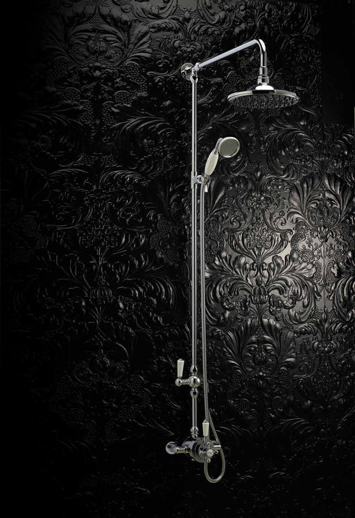 Nuie Victorian Chrome Dual Thermostatic Exposed Shower Valve lifestyle image