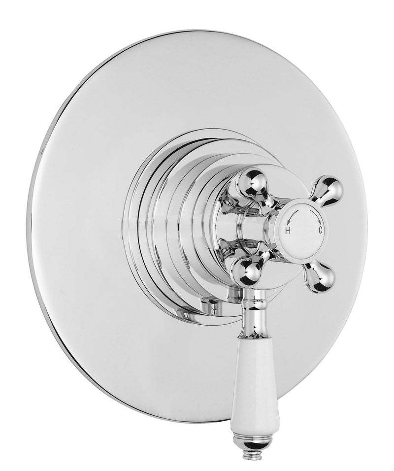 Nuie Victorian Chrome Dual Thermostatic Concealed Shower Valve — A3092C