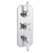Nuie Victorian Chrome Triple Thermostatic Concealed Shower Valve — ITY317