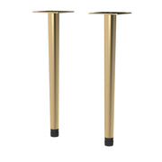 Nuie Wall Hung Vanity Decorative Legset in Brushed Brass (NFL826)