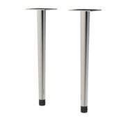 Nuie Wall Hung Vanity Decorative Legset in Chrome (NFL326)