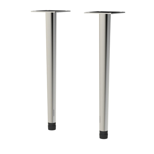 Nuie Wall Hung Vanity Decorative Legset in Chrome (NFL326)
