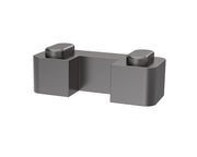 Nuie Wetroom Screen Horseshoe Support Foot in Brushed Pewter (WRSF039)