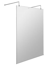 Nuie Wetroom Screen with Support Arms 1950mm (All Sizes) in 1400mm Chrome (NWAF14)