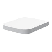 Nuie White Square Soft Close Toilet Seat with Quick Release Hinge for Ava (NCG496)