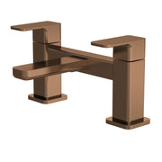 Nuie Windon Deck Mounted Bath Filler Brushed Bronze WIN1503