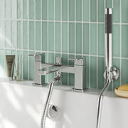 Nuie Windon Deck Mounted Bath Shower Mixer Chrome lifestyle image