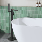 Nuie Windon Freestanding Bath Shower Mixer Matt Black lifestyle image