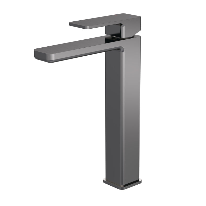 Nuie Windon High Rise Mono Basin Mixer Brushed Pewter WIN770