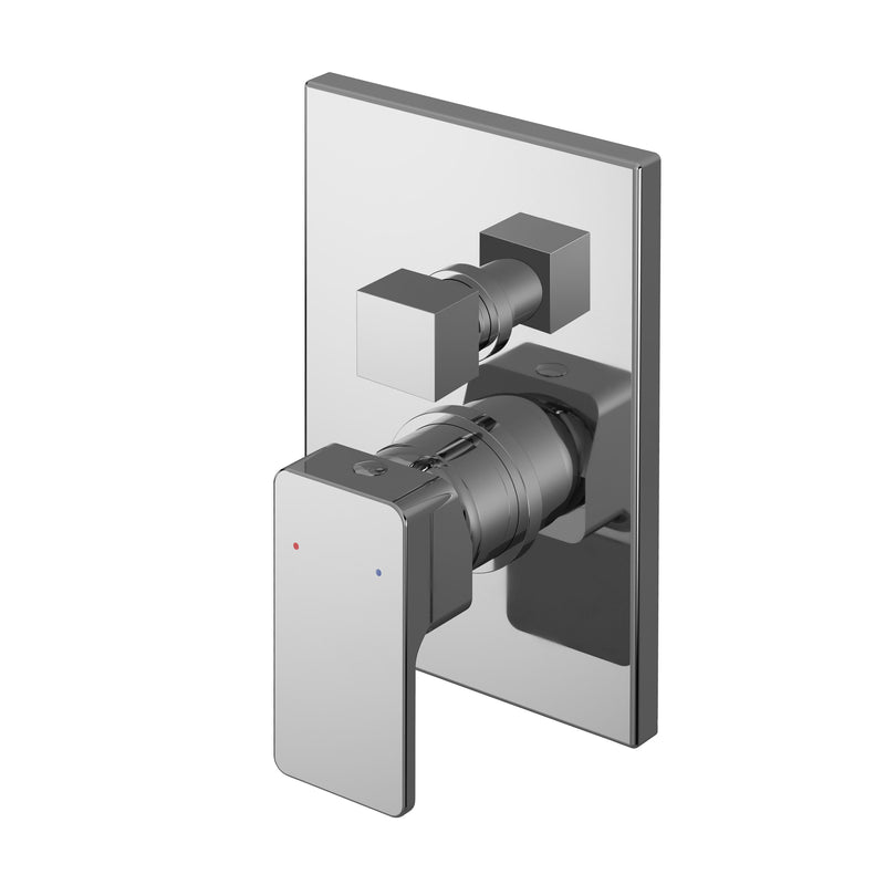 Nuie Windon Manual Concealed Shower Valve With Diverter 2 Outlet Chrome WINMV12