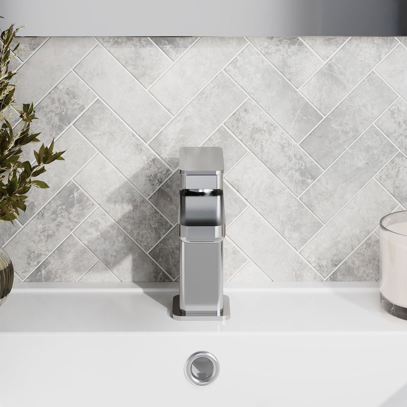 Nuie Windon Mini Basin Mixer Chrome lifestyle image