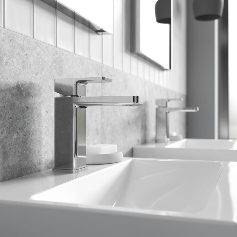 Nuie Windon Mono Basin Mixer Chrome lifestyle image