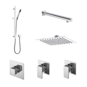 Nuie Windon Chrome 2 Outlet Concealed Thermostatic Shower Valve with Diverter — SBS129ST2