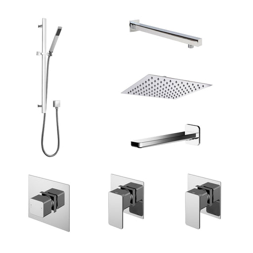 Nuie Windon Chrome 3 Outlet Concealed Shower Valve — SBS137ST3