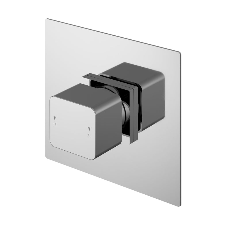 Nuie Windon Thermostatic Temperature Control Valve Chrome WINTC11