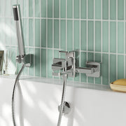 Nuie Windon Wall Mounted Bath Shower Mixer Chrome lifestyle image
