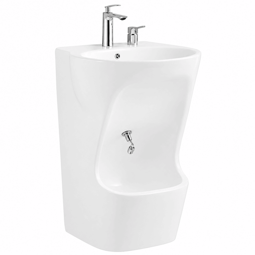 Nuie Wudu Ceramic Sink and Foot Wash Basin White (NWU101)