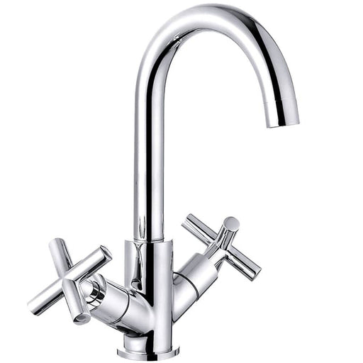 Nuie Yareth Cross Handle Kitchen Mixer Tap Chrome (KYA305DL)