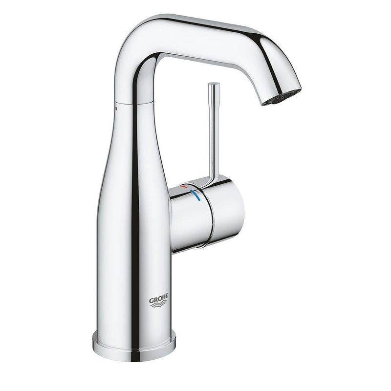 Grohe Essence basin mixer M-Size smooth body 24176 in StarLight Chrome