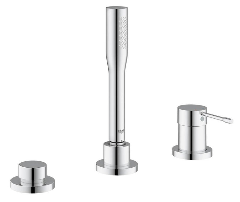 Grohe Essence 3-hole bath shower mixer combination 19976 in StarLight Chrome