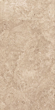 Ocala ivory stone effect matt tile 600x1200mm - view 4