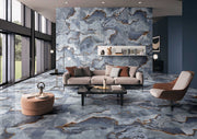 Orlando blue onyx effect tile 600x1200mm - view 3