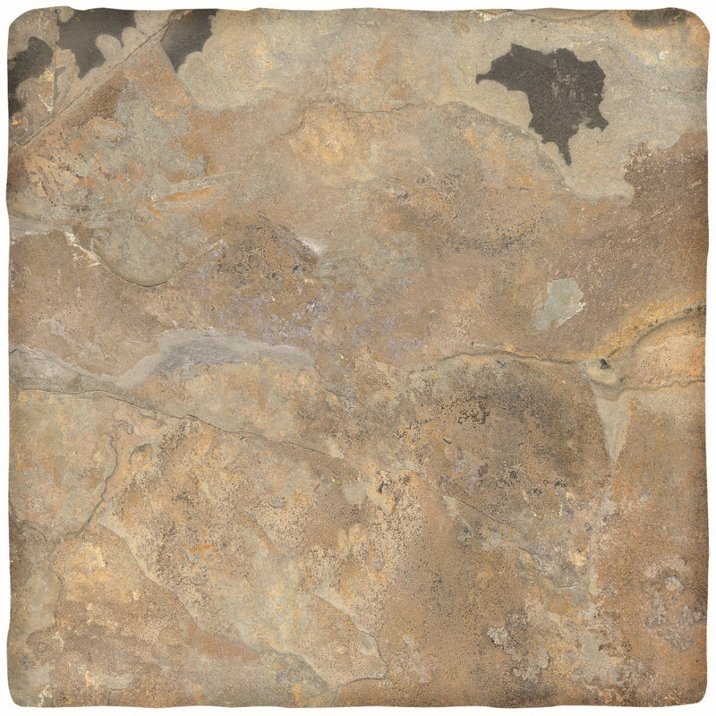 Oviedo autumn grey flagstone effect tile 500x500mm - view 3