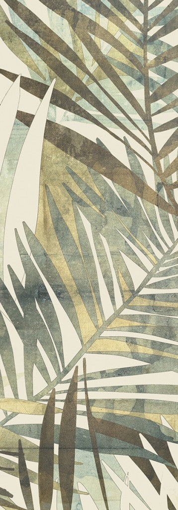 Palm Coast multi colour tropical decor tile 350x1000mm - view 2