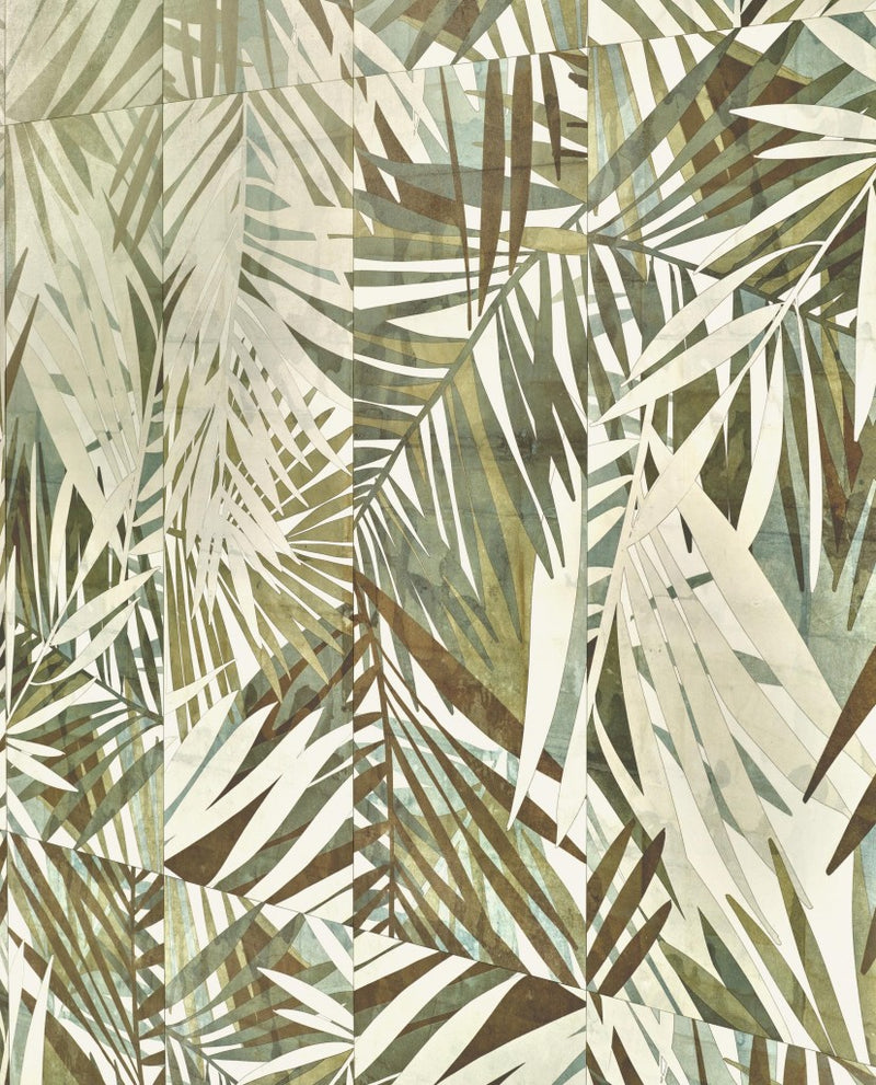 Palm Coast multi colour tropical decor tile 350x1000mm - view 4