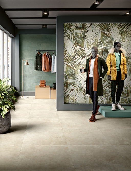 Palm Coast Multi Colour Tropical Decor Matt Ceramic Wall Tile 350x1000mm