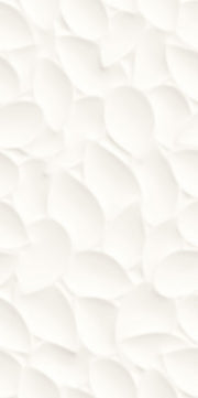 Palmetto white leaf relief tile 300x600mm - view 3