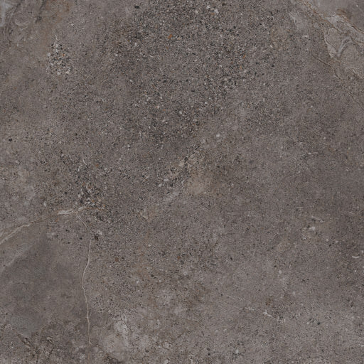 Parkland Anthracite Stone Effect Matt Porcelain Wall & Floor Tile 600x600mm