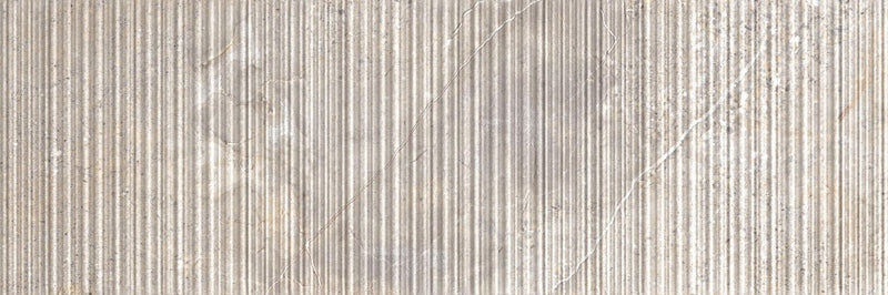 Parkland Greige Stone Effect Satin Ceramic Brick Decor Wall Tile 300x600mm