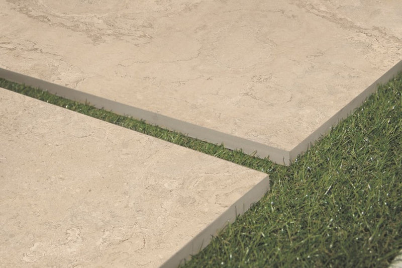 Pensacola beige varied matt porcelain paving slab 1000x1000x20mm - view 3