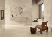 Pensacola Beige Varied Stone Effect Matt Porcelain Wall & Floor Tile 600x1200mm