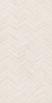 Pensacola white herringbone decor matt porcelain tile 600x1200mm - view 2