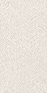 Pensacola white herringbone decor matt porcelain tile 600x1200mm - view 3