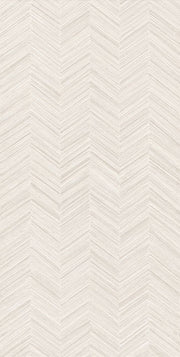 Pensacola white herringbone decor matt porcelain tile 600x1200mm - view 4