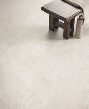 Pensacola White Minimal Stone Effect Matt Porcelain Wall & Floor Tile 1000x1000mm