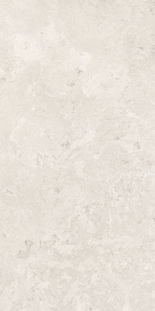 Pensacola white minimal matt porcelain tile 600x1200mm - view 2