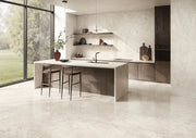 Pensacola white varied matt porcelain tile 600x1200mm - view 2