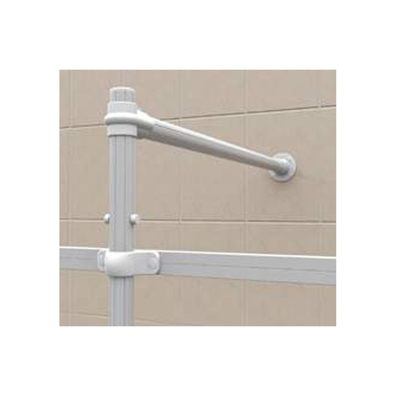 AKW White Back Support Pole – Complete Kit or Pole Only (24211/24222)