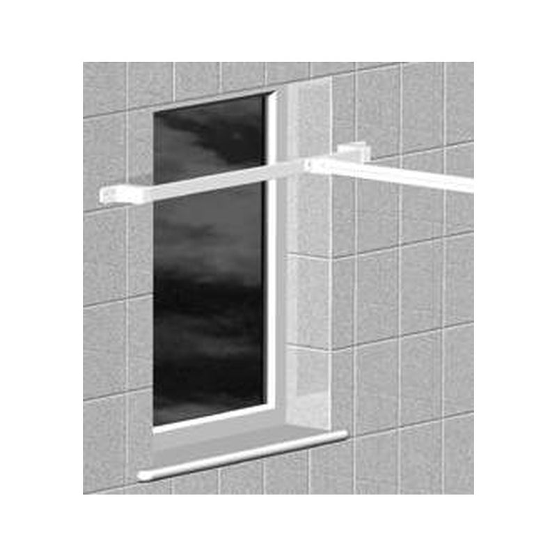 AKW White Window Spanning Bracket Kit (24210)