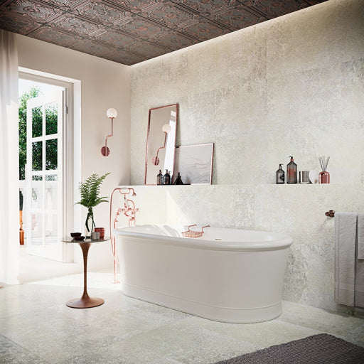 Plantation Sand Vintage Pattern Matt Porcelain Wall & Floor Tile 500x1000mm