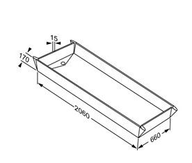 Pressalit Shower Mattress For MSCT 1 And MSCT 4 Pewter Grey (R844721302)