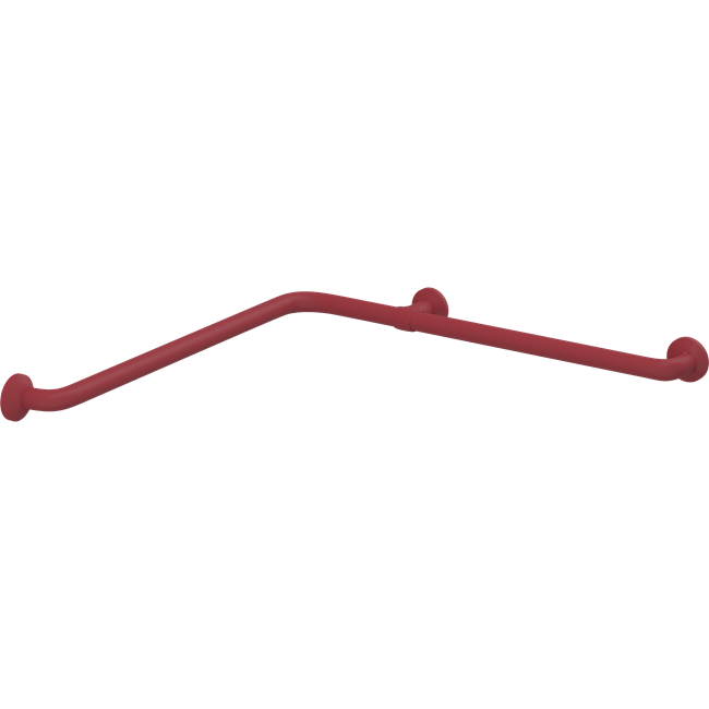 Pressalit Plus Corner Combination Handrail, 762 x 762mm, Red (RT126035)