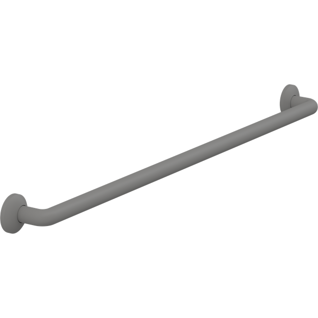 Pressalit Plus Handrail, 1000mm, Anthracite (RT104112)