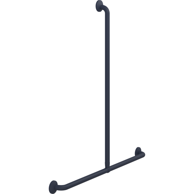 Pressalit Plus Handrail & Shower Combination, 1000 x 1090mm, Dark Blue (RT144108)