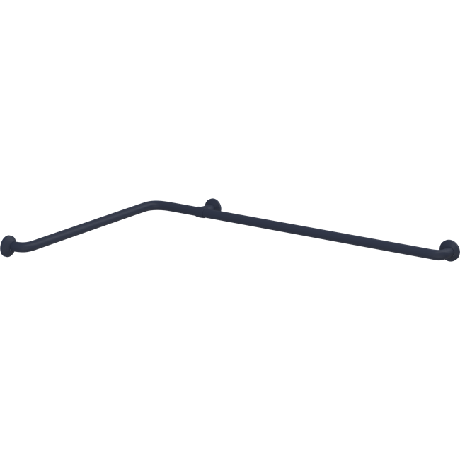 Pressalit Plus Corner Combination Handrail, 762 x 1200mm, Dark Blue (RT128108)