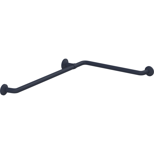 Pressalit Plus Corner Combination Handrail, 762 x 475mm, Dark Blue (RT124108)